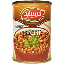 فروش کنسرو عدسی 420 گرمی + شرایط خرید